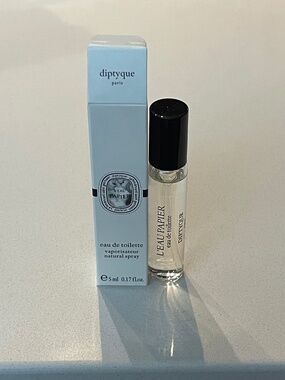 Brand New in Box Diptyque L'Eau Papier Eau de Toilette mini Spray Fragrance 5ml